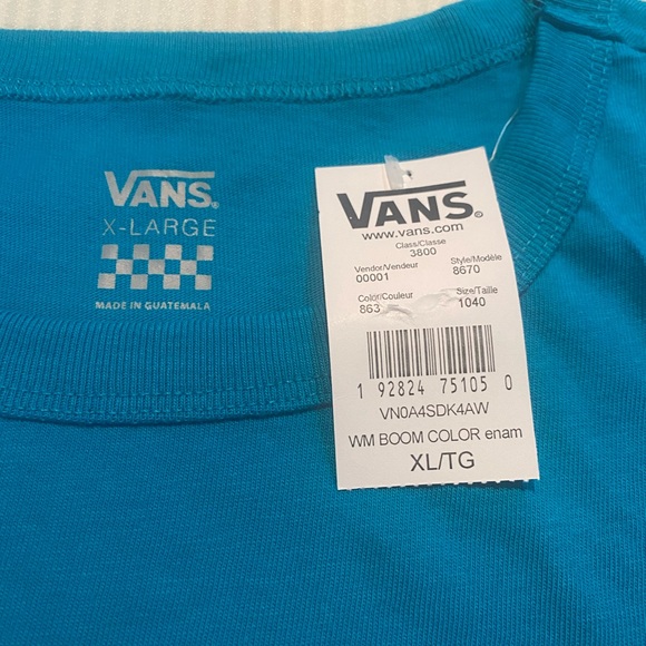 Vans Boom Color Short Sleeve Baby Tee T-Shirt - Picture 6 of 6